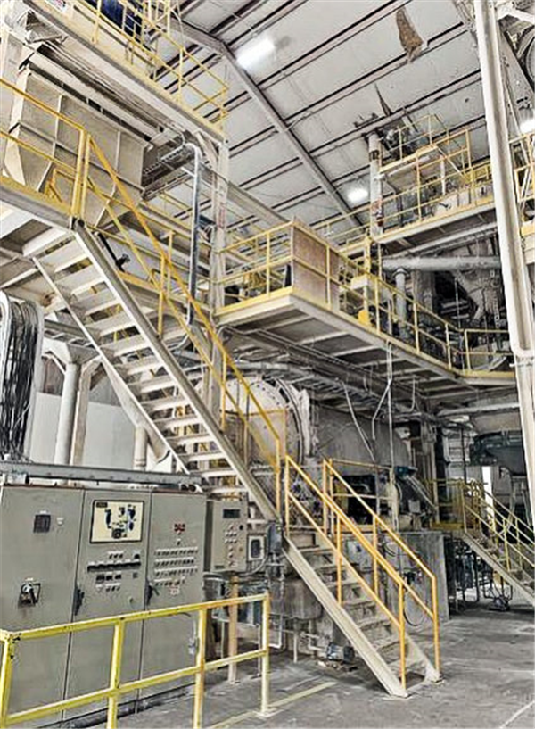 Anivi 8' X 15' Ball Mill System With Air Classifier And Dust Collection)